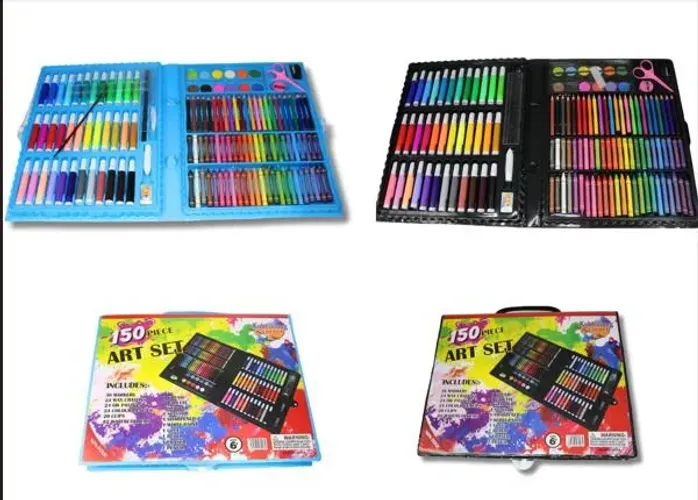 Maleta escolar com 150pcs