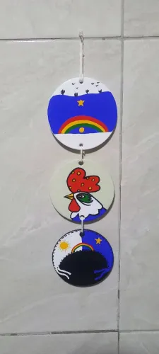 Conjunto de plaquinhas decorativas