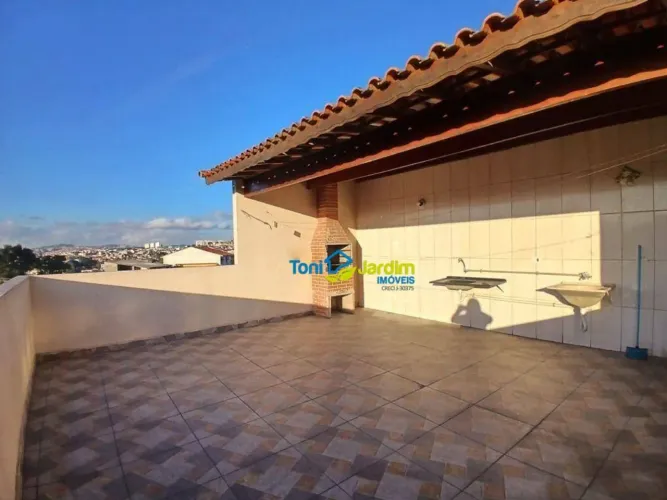 Cobertura com 2 dormitórios para alugar, 45 m² por R$ 1.910,00/mês - Vila Humaitá - Santo 