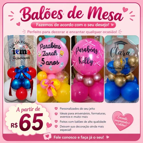 Balão de mesa 