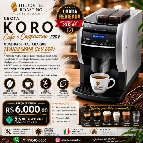 Máquina Koro Café e Cappuccino - USADA