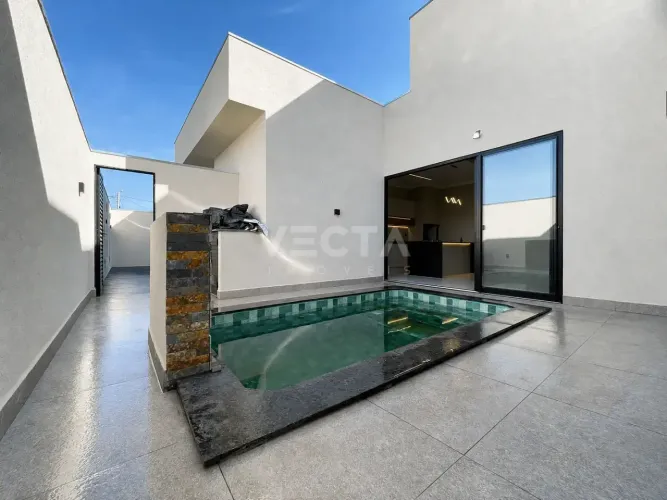 Eville Bady Bassitt Casa com piscina, suíte e área gourmet completa
