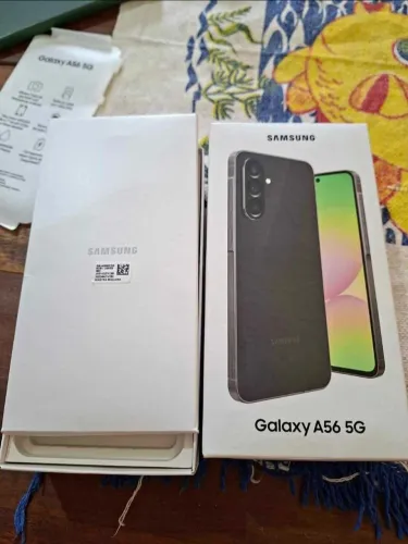 A56 DE 128 GB ZERADO COM NOTA FISCAL//CARREGADOR ORIGINAL//<br>TODO ORIGINAL DE FÁBRICA"<br>$950