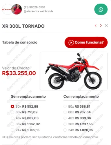 XR 300L TORNADO 2026 0KM | PARCELAS ACESSÍVEIS SEM FINANCIAMENTO BANCÁRIO
