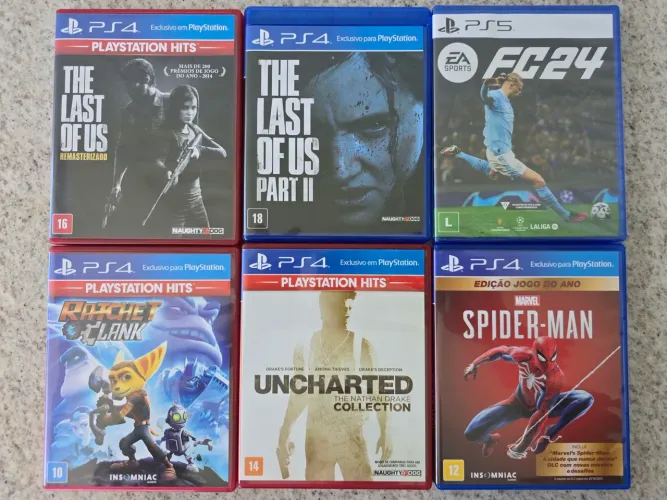 Jogos de PS4 e PS5 Novos - Playstation 4 e 5
