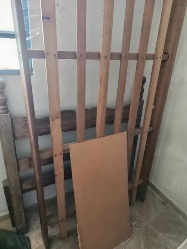 Cama sucupira solteiro