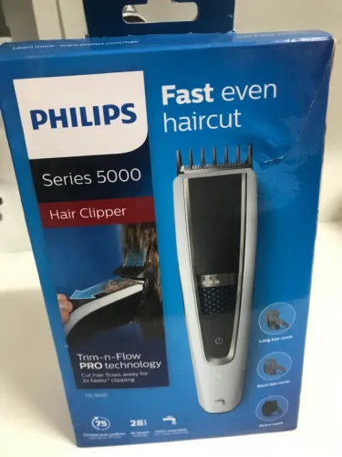 Máquina de Cortar Cabelo Philips sem Fio - Hair Clipper Série 5000 28 Níveis de Altura