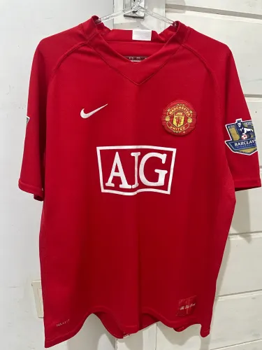 Camisa I Manchester United 2007/2009. Tamanho M