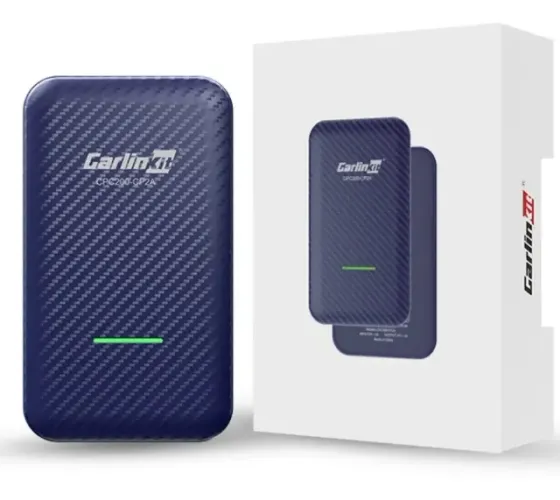 Adaptador CarlinKit Wireless CarPlay / Android Auto - Golf MK7 2017
