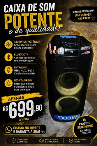 CAIXA DE SOM 