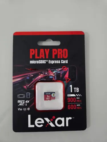 Cartão Lexar PLAY PRO microSD Express 1TB - Nintendo Switch 2 - Novo Lacrado