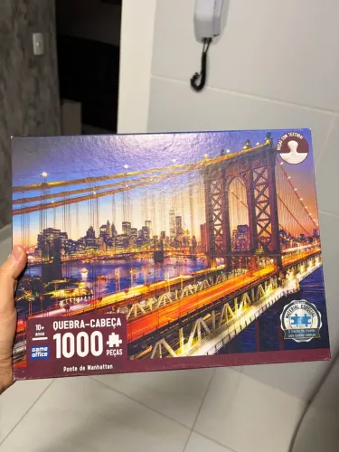 Quebra-cabeça 1000 peças Ponte de Manhattan