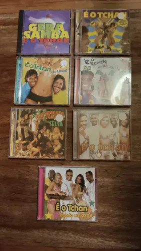 CDs É o Tchan - lote de coleção Carla Perez Scheila Carvalho Sheila Mello