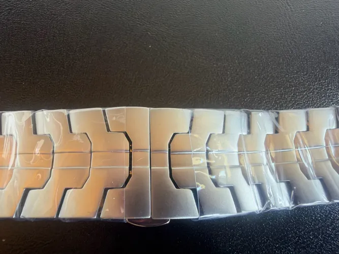 Pulseira de aço inox para Apple Watch 44/45/46/49mm ? Nova com ferramenta