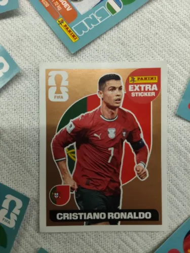 Figurinha Cristiano Ronaldo bronze 