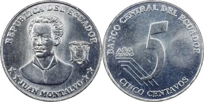 Moeda 5 Centavos de Sucre - Equador