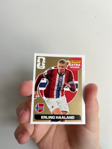 Figurinha da copa 2026 Legend Gold Haaland