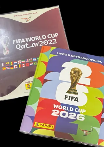 ÁLBUM COPA 2022 + 2026 COMPLETOS