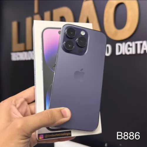 LOJA FÍSICA. IPHONE 14 PRO 128GB ROXO | TODO ORIGINAL | RETIRADA IMEDIATA 