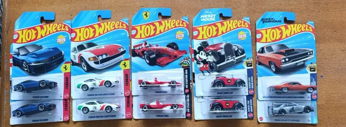 Lote 10 hot Wheels mailane