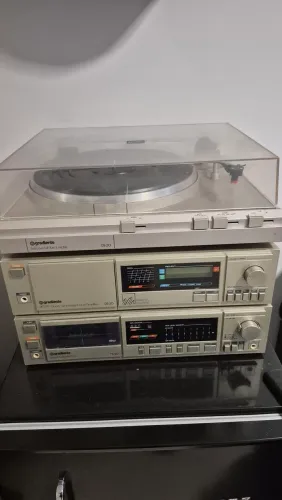 Conjunto Vintage Gradiente DS-20 Completo + Caixas Onkyo