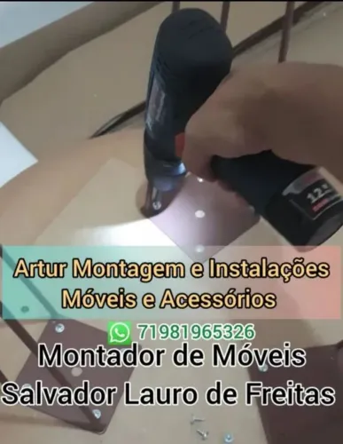 Montador de Móveis SALVADOR, LAURO DE FREITAS, CAMAÇARI e SIMÕES FILHO Armador de Móveis