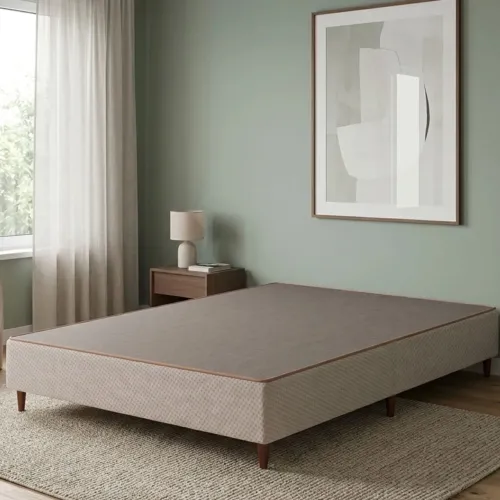 Base Gran Palladium Casal Tecido Malha 37x188x138cm Sealy / pronta entrega