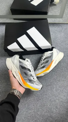 Tênis Adidas Adizero Adios Pro 3 Pulse Off White/Amarelo | Lightstrike Pro | Nº 38 ao 43
