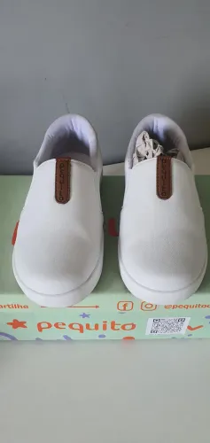Tenis branco Marca Pequito usado 1 vez