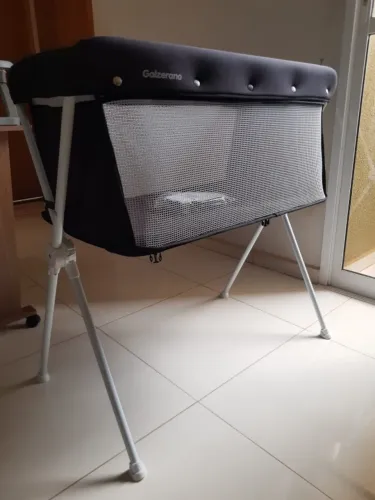 Berço Portátil Co-leito Preto Galzerano Infantil