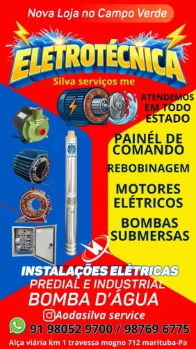 Concerto de bombas e motores elétricos *