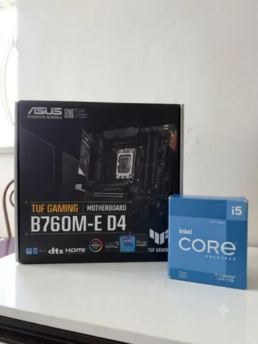 KIT INTEL I5 12600KF + B760M D4 TUF GAMING
