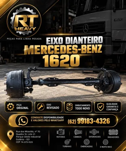 EIXO DIANTEIRO MERCEDES-BENS 1620