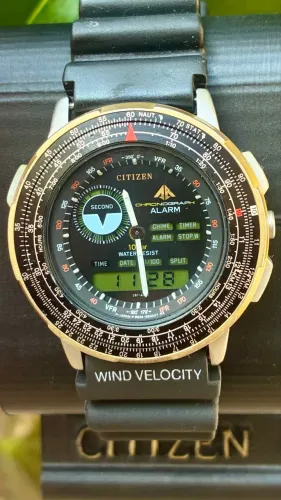 Relógio Citizen Wingman 8945 Original - Raro / Estado de Colecionador