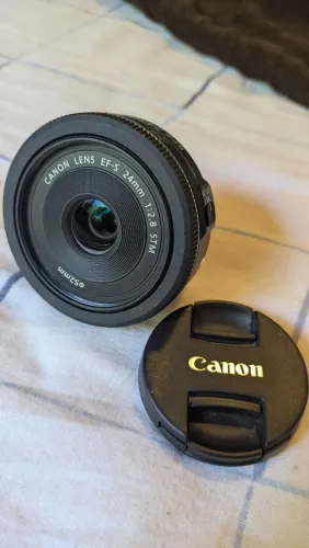 Lente Canon 24 mm Pancake