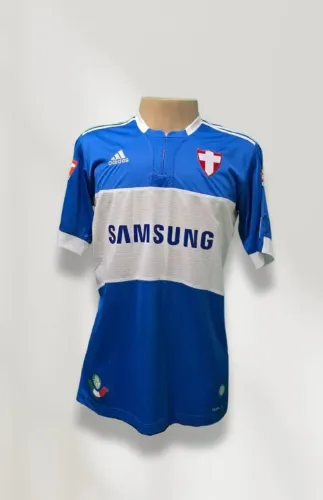 Camisa Palmeiras Adidas 2009 Terceiro Uniforme Cruz de Savóia Azul M