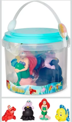 Balde de praia Disney com seus personagens .