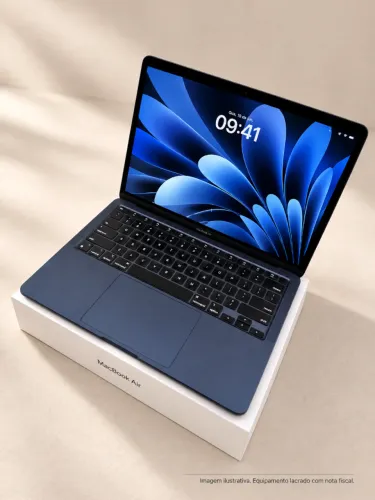 MacBook Air M5 Midnight, Novo, lacrado, com NF + acessórios
