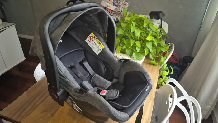 Bebê Conforto Safety 1st, 4Safe, com base Isofix, Black Graphite, PERFEITO!!!<br>