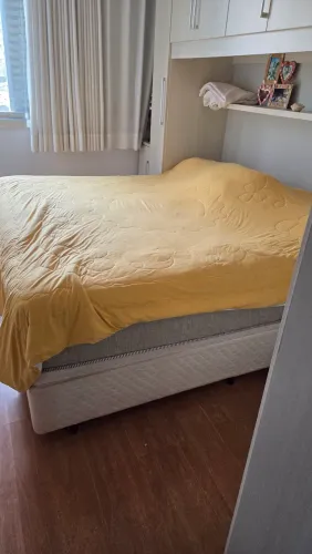 CAMA KING COM COLCHÃO + BOX BAÚ - CM ATOS BAMBU