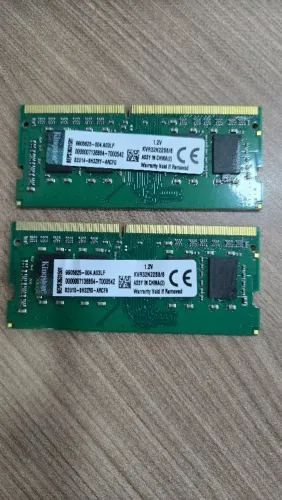 Memórias DDR4 para notebook e desktop