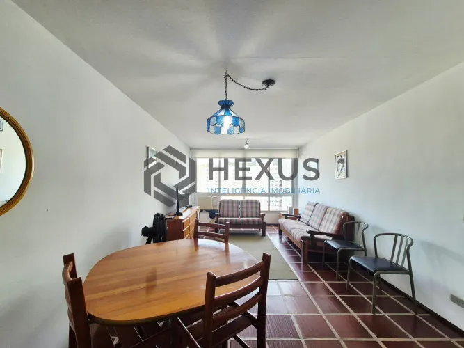 Apartamento a 1 quadra da praia nas Pitangueiras, Guarujá