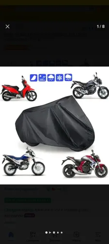 Capa de cobrir moto impermeável