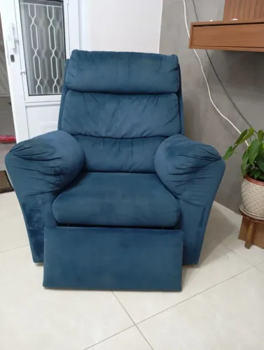 Poltrona Reclinável Suede (Poltrona do papai)