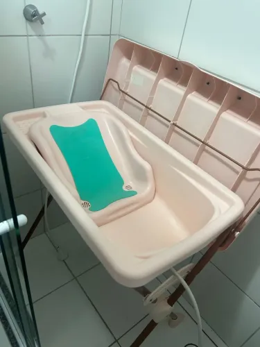 Banheira com trocador