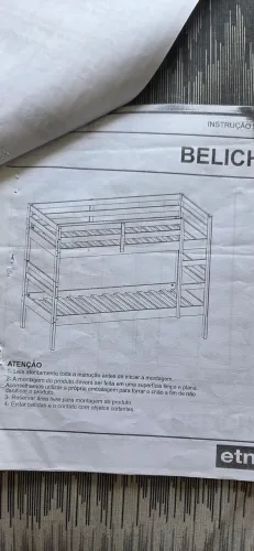 Beliche + cama auxiliar +3 colchões