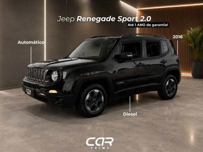Jeep Renegade Sport 2.0 4X4 TB Diesel Aut. 2016