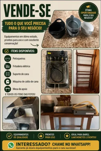 Ideal para começar seu negócio rápidinho