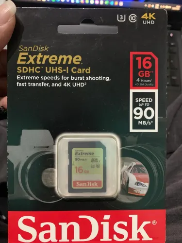 Cartão de memória Sandisk Extreme