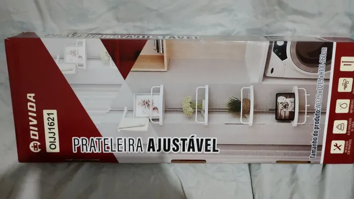 Prateleira ajustável